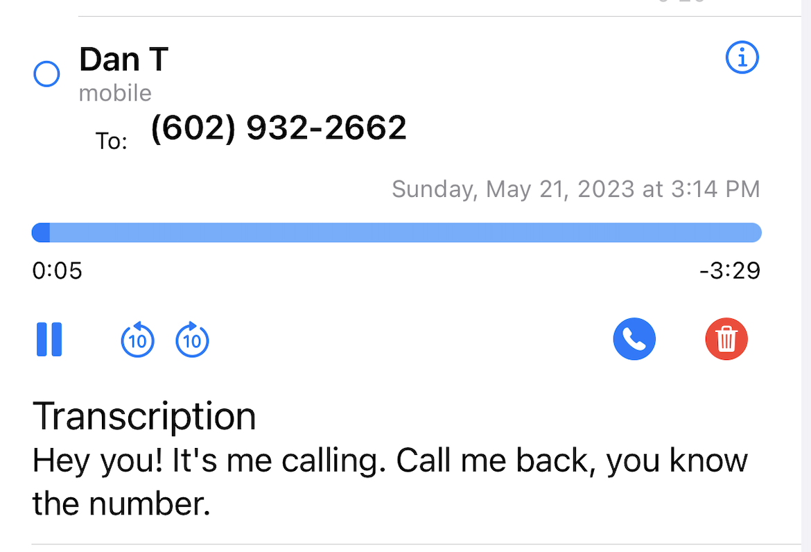 Transcriptions in TwiPhone Pilot